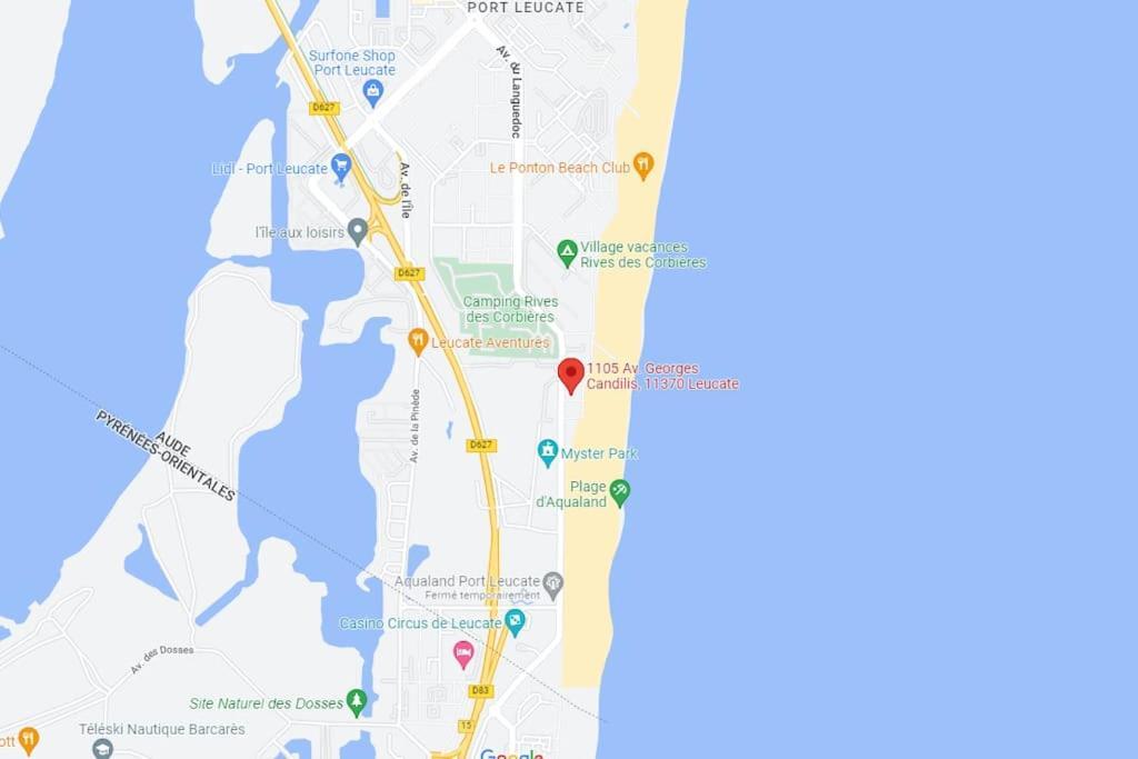 Port Leucate : Superbe Appartement Pleine Vue Mer エクステリア 写真